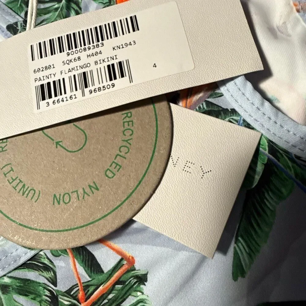 Stella McCartney Kids' two-piece flamingo print swimsuit  Size 4